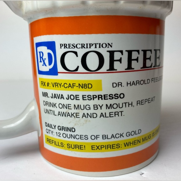 Coffee Mug - Big Mouth Toys The Prescription Pill Bottle Mug - 12 Oz. #muglife - Picture 4 of 9